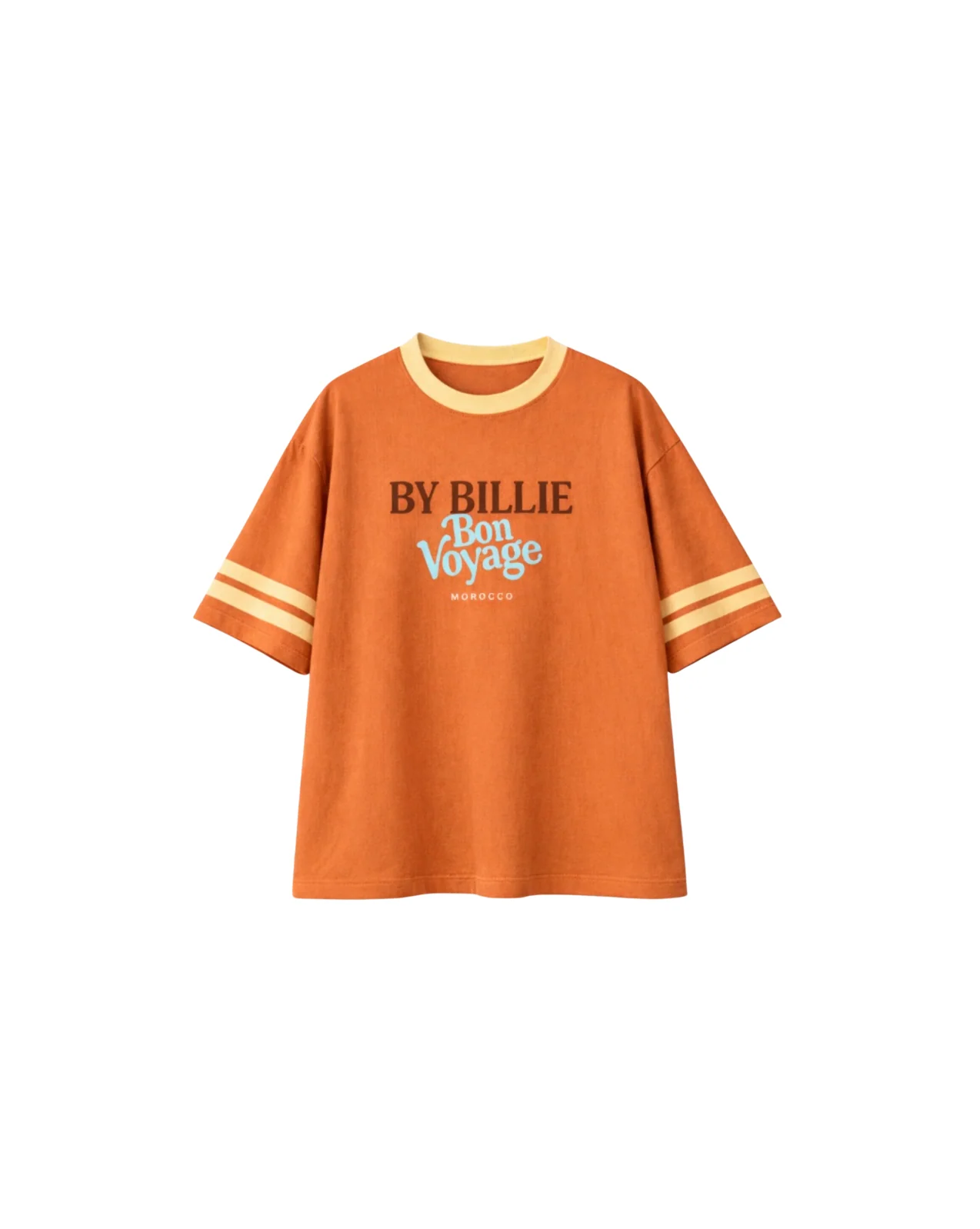 Athletic hemp/cotton tee - bon voyage