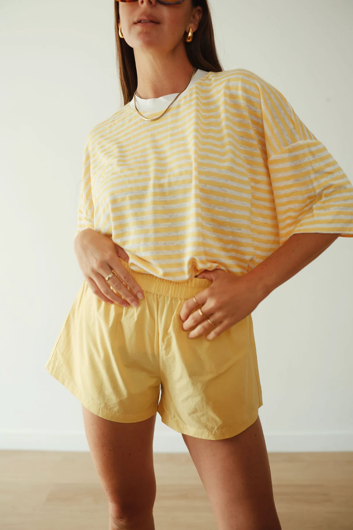 Chloe cotton short - golden yellow - Image 8
