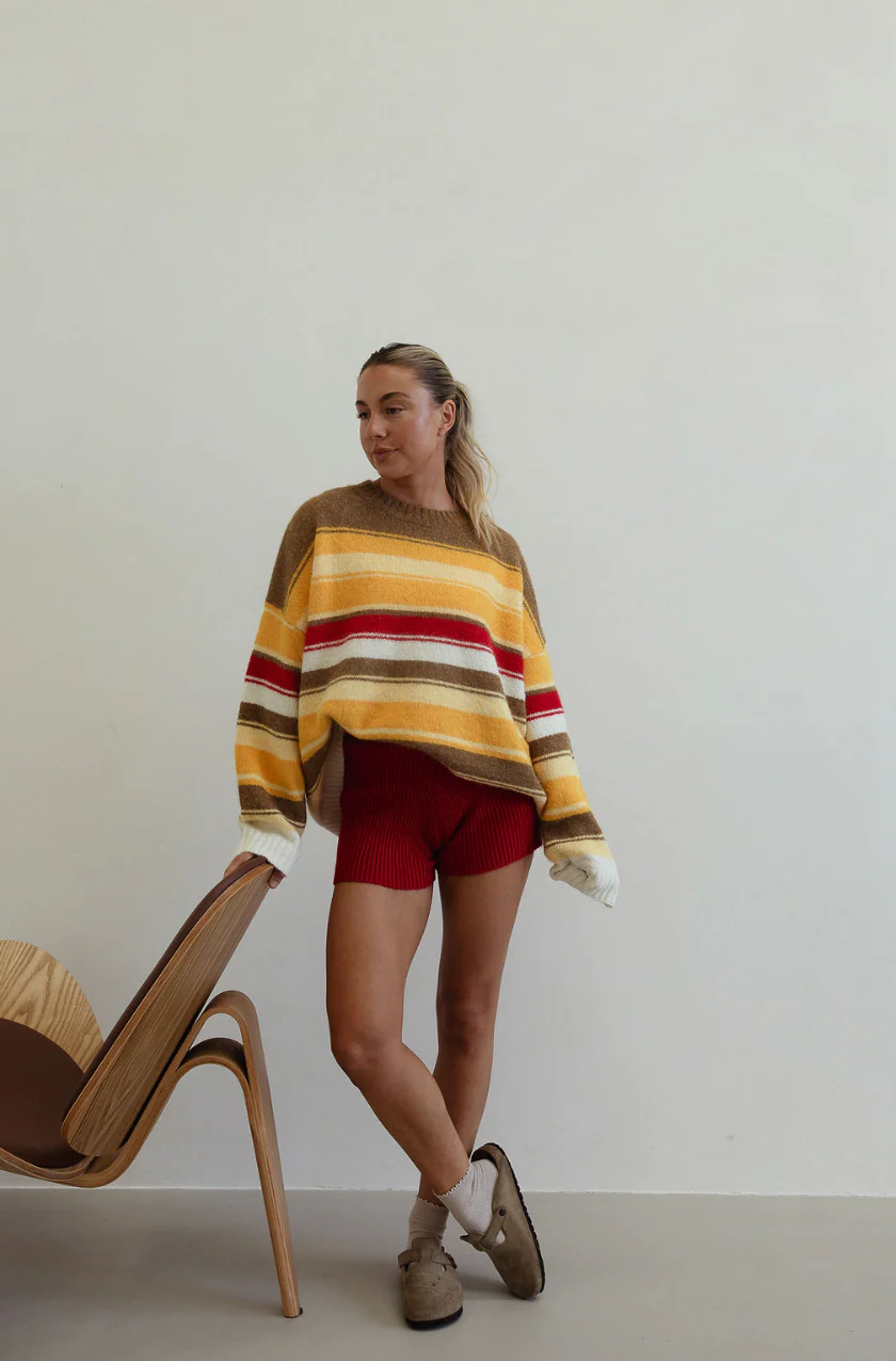 Isabel knit - autumn stripe - Image 3
