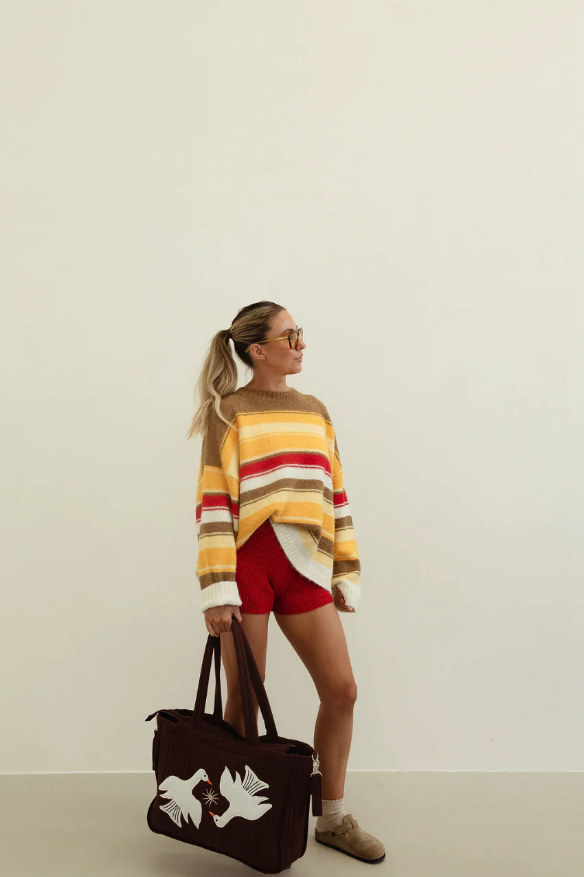 Isabel knit - autumn stripe - Image 5