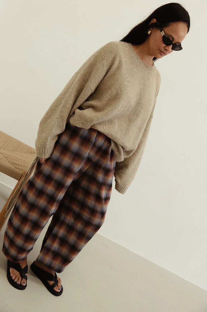Isabel tie side knit - oatmeal - Image 3