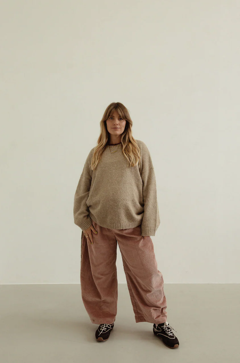 Isabel tie side knit - oatmeal - Image 6