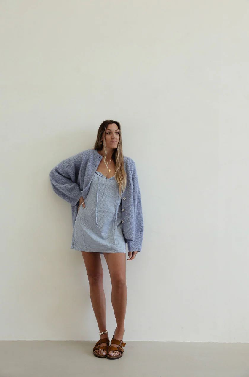 Sienna knit - dusty blue - Image 3